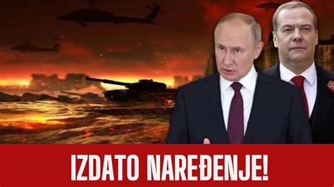 Putin Izdao Nare Enje Medvedevu Protivnicima Rusije Se Ledi Krv U