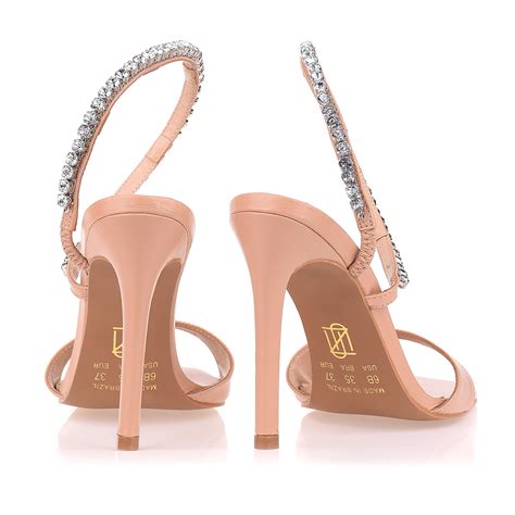 Uza Shoes Sand Lia Salto Alto New Couro Nude Cole O Outono Inverno