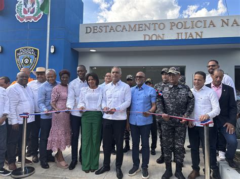 Gobierno Inaugura Destacamento Policial En Don Juan Monte Plata