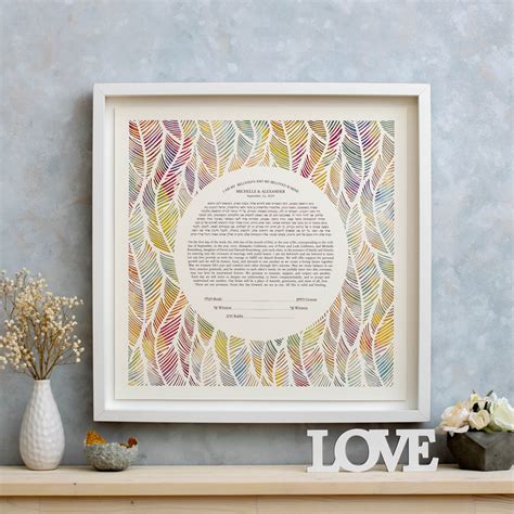 Modern Ketubah Custom Ketubah Handmade Ketubah Ketubah Interfaith Reform Ketubah Giclee