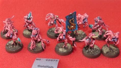 Warhammer Chaos Pink Horrors Of Tzeentch 10 Metal Figures Games