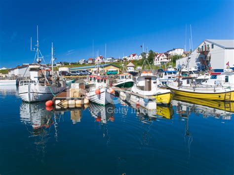 Icelandic Harbor With Fishing Boats Stock Photo | Royalty-Free | FreeImages