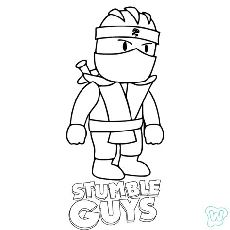 Stumble Guys Coloring Pages Free Pdf Printables