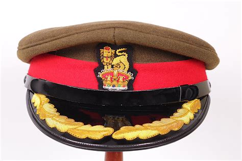 WW2 British Army Officers Visor Cap 58cm | Blitz Militaria