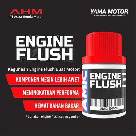 Jual ENGINE FLUSH MOTOR AMIC AHM HONDA 30 ML Shopee Indonesia