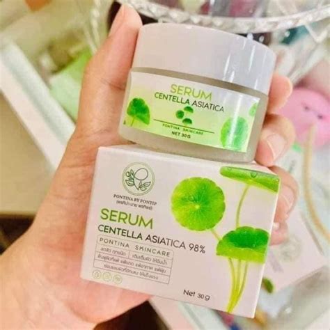 เซรั่มใบบัวบกพรทิน่า Serum Centella Asiatica 98 ขนาด30กรัม Shopee