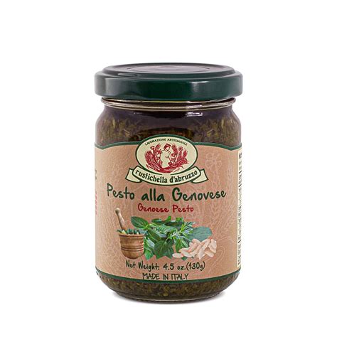 Rustichella DAbruzzo Basil Pesto Genovese Style 4 6 Oz Schullo