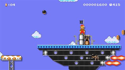 Super Mario Maker 2 Player Course The Airship Armada Intrusion