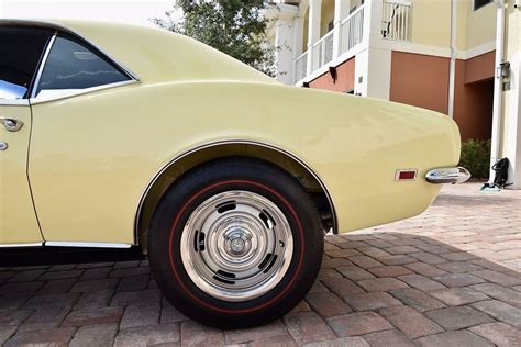 1968 Camaro Ss 396375 Hp 4 Speed M2112 Bolt Butternut Yellow For