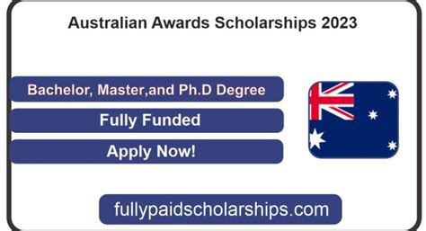 Australian Awards Scholarships 2023 Fully Funded