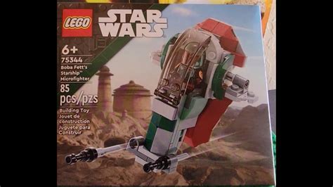 Lego Boba Fett Starship Microfighter Review Youtube