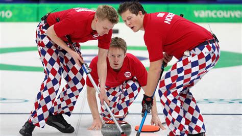 PHOTO: Norway curling team unveils even wackier pants for Sochi Olympics