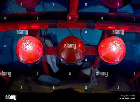 Break Lights Rear Of Tuk Tuk Bangkok Thailand Stock Photo Alamy