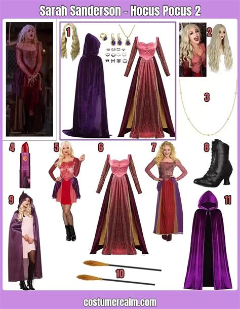 Sarah sanderson hocus pocus costume for cosplay halloween 2023 – Artofit