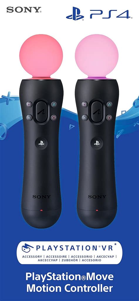 Controle Playstation Move Motion Ps4 Dual Pack Sony: Amazon.com.br ...