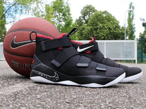 Available Now Nike Lebron Soldier 11 Black And Red Nike Lebron