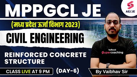 MPPGCL Civil Engineering 2023 Reinforced Concrete Structure MPPGCL