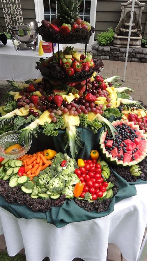 Pin By Carolee Star On Cedar Falls Fruit Display Wedding Fruit