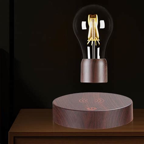 Levitating Light Bulb Lamp Magnetic Floating Wireless Led Bulb Desk