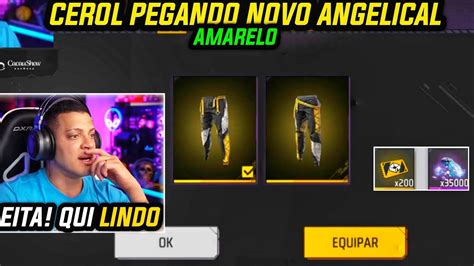 REAÇÃO DO CEROL AO PEGAR NOVO ANGELICAL AMARELO E 35K DIAMANTE