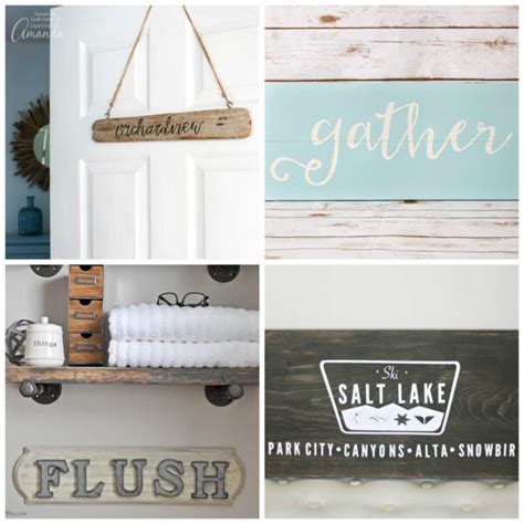 20 Diy Rustic Sign Projects