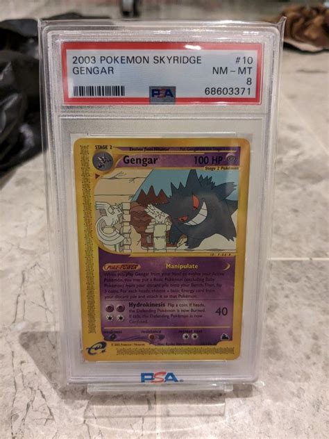 Skyridge Gengar Non Holo Psa Pokemon Hobbies Toys Toys Games On