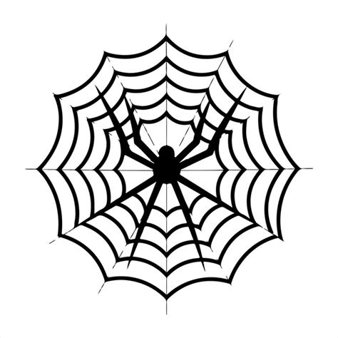 Um Conjunto De Elementos De Design De Teia De Aranha De Silhueta Preta