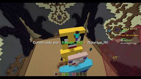 cómo jugar build battle en minecraft EP 2 2020 como un NOOB YouTube