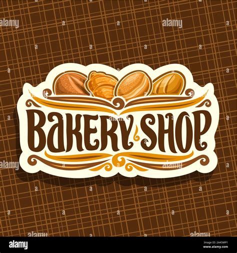 Vector Logo De La Panadería El Cartel Pincel Original Typeface Por