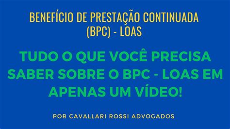 Tudo O Que Você Precisa Saber Sobre Bpcloas Youtube