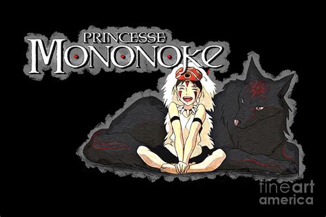 Mo Oil Paint Mixing Princess Mononoke Movie Poster Digital Art By