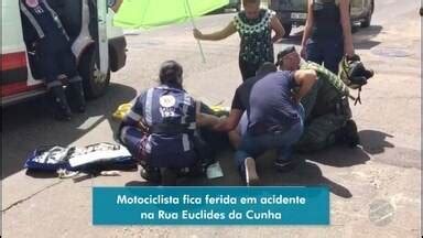 Mstv Edi O Campo Grande Motociclista Fica Ferida Em Acidente Na