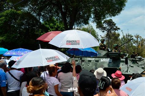 Repartieron Gorras Y Sombrillas De Adán Augusto En Puebla él Se Desmarcó Y Dijo Que Denunciará