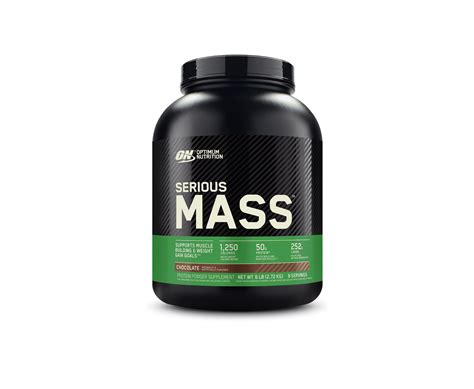 Optimum Nutrition Serious Mass 50g Protein Powder Chocolate 6 Lb