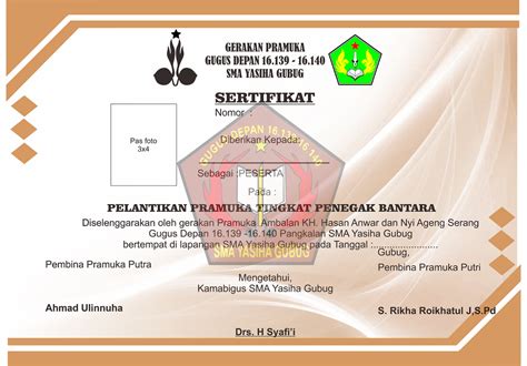 Desain Sertifikat Png Indobelvedere Images And Photos Finder Images
