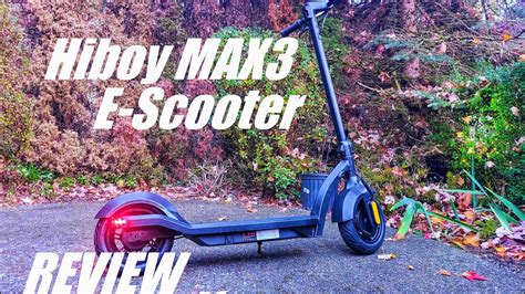 Review Hiboy Max Electric Scooter Off Road Tires Mph