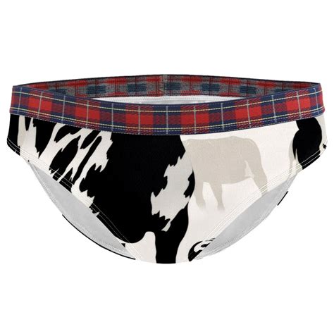 Brief Underwear Bikini Panties For Women Bikini Underwear M Black And White Cow Walmart