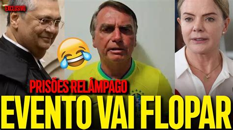 Gleisi Trava Bolsonaro E Chama A Pf Para Evento Fracassado Da Paulista