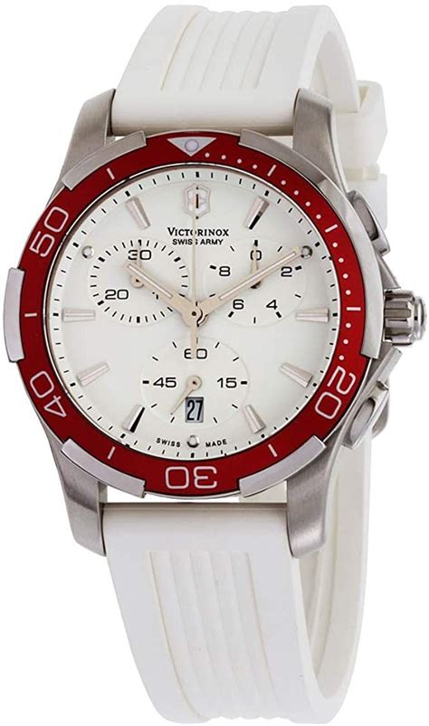 Victorinox Swiss Army Women S Alliance White Chronograph Dial