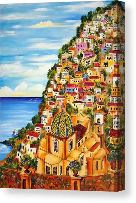 Positano Canvas Print Canvas Art By Roberto Gagliardi Positano