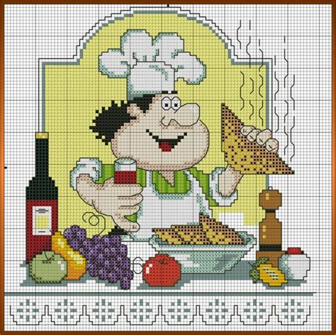 Вышивка крестом для кухни (65 фото)