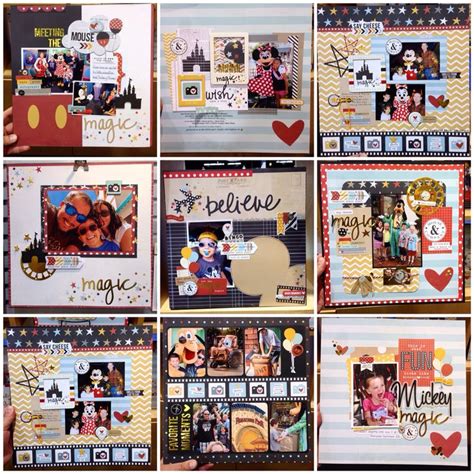 Simple Stories Say Cheese 2 Sample Layouts Disney Scrapbooking