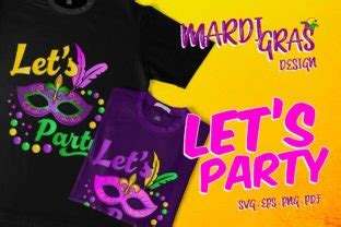 Mardi Gras Let S Party Design Graphic By Kaio Medau Creative Fabrica