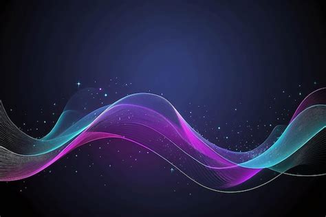 Premium Photo Abstract Smooth Wave Line Background Stock Illustration