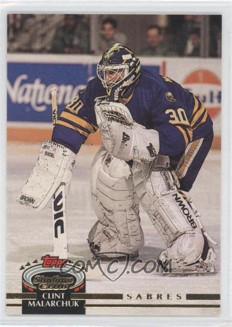 1992-93 Topps Stadium Club - [Base] #186 - Clint Malarchuk