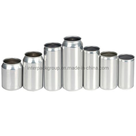 330ml Sleek Customized Aluminum Cans With Easy Open Lids For Beer Juice