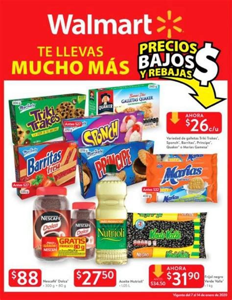 Folleto Walmart Precios Bajos Y Rebajas Del 8 Al 14 De Enero 2020