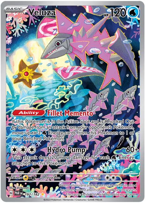 Veluza Paradox Rift Pokemon Card