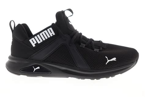 Puma Enzo 2 19324901 Mens Black Mesh Lace Up Athletic Running Shoes Ruze Shoes