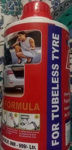 Liquid 2 In1 Tyre Puncture Sealant Jel Packaging Size 350ml 500ml 1ltr At Rs 450 Liter In Siliguri